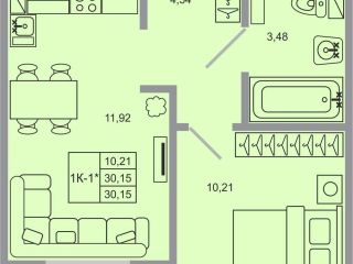 Продается однокомнатная квартира рассрочка фото Всеволожск