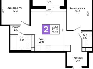 Продам двушку видеонаблюдение фото Всеволожск