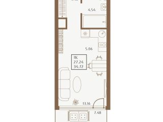 Продается студия рассрочка фото Алушта