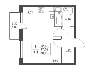 Продам 1 комнатную квартиру фото Всеволожск