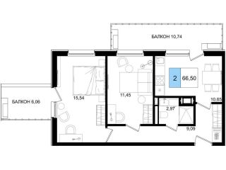 Продам 2 комнатную квартиру видеонаблюдение фото Анапа