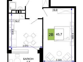 Продаю двушку рассрочка с мебелью фото Анапа