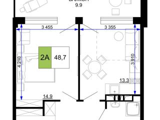 Продам двушку рассрочка с мебелью фото Анапа
