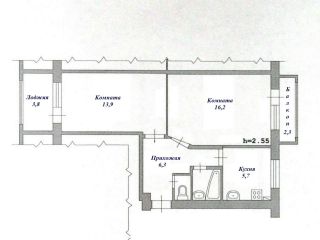 Продам двушку нуждается в косметическом ремонте фото 13 Кисловодск