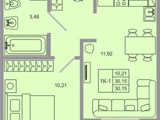 Продается однокомнатная квартира рассрочка фото Всеволожск