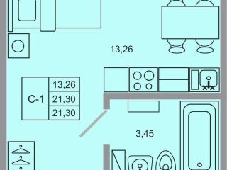 Продаю студию рассрочка фото Всеволожск