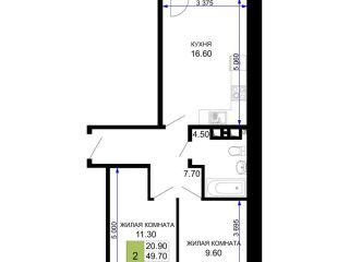 Продается 2 комн. квартира рассрочка видеонаблюдение фото Анапа