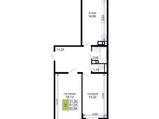 Продаю двухкомнатную квартиру фото Майкоп