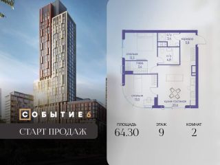 Продаю двухкомнатную квартиру фото Москва