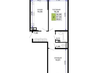 Продается 2 комн. квартира фото Майкоп