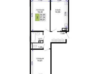 Продаю 2 комнатную квартиру фото Майкоп
