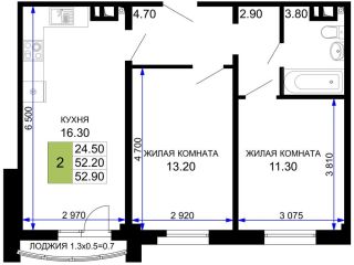 Продается двухкомнатная квартира видеонаблюдение фото Анапа