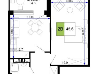 Продам двушку видеонаблюдение фото Анапа