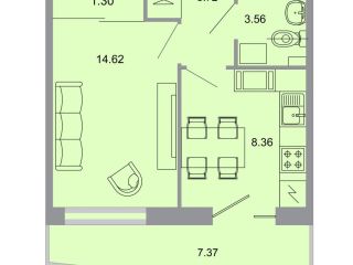 Продам 1 комнатную квартиру рассрочка фото Всеволожск