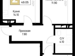 Продается двухкомнатная квартира фото Анапа