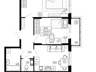 Продается 2 комн. квартира фото Ломоносов