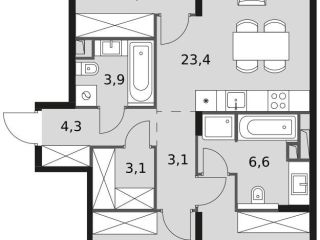 Продается 3 комн. квартира фото 2 Москва