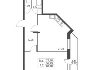 Продам 1 комнатную квартиру фото Всеволожск
