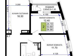 Продаю двухкомнатную квартиру охраняемая территория рассрочка фото Краснодар