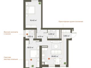 Продается 2 комн. квартира без ремонта фото Санкт-Петербург