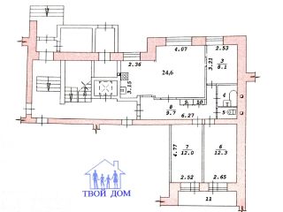 Продаю 4 комнатную квартиру с мебелью кирпичный фото 20 Новосибирск