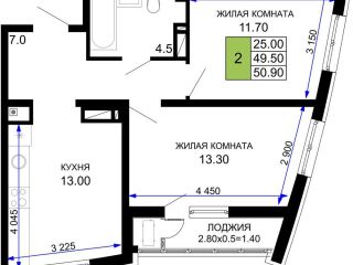 Продам двушку видеонаблюдение охраняемая территория фото 1 Краснодар