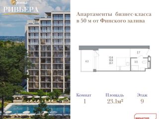 Продам студию охраняемая территория фото Санкт-Петербург