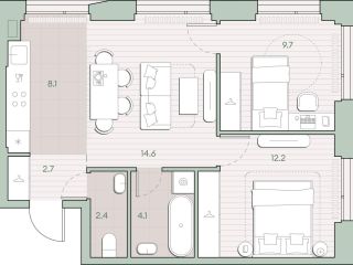 Продам двухкомнатную квартиру рассрочка фото 2 Москва