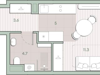 Продается студия рассрочка фото 2 Москва
