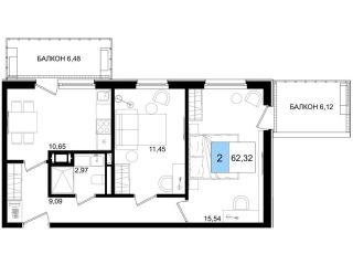 Продается 2 комн. квартира с мебелью видеонаблюдение фото Анапа