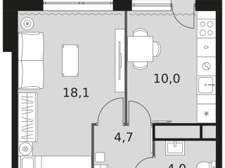 Продается 1 комнатная квартира фото 2 Мытищи