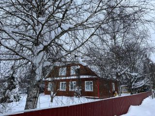 Продаю деревянный дом с плодоносящим садом есть баня фото Талдом