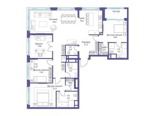 Продам 5 комнатную квартиру имеется круглосуточная охрана фото Москва