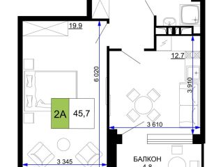 Продается двухкомнатная квартира рассрочка видеонаблюдение фото Анапа