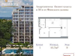 Продаю двухкомнатную квартиру имеется охрана фото 2 Санкт-Петербург