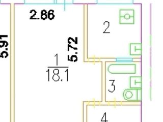 Продается 1 комнатная квартира документы готовы с мебелью фото 22 Москва