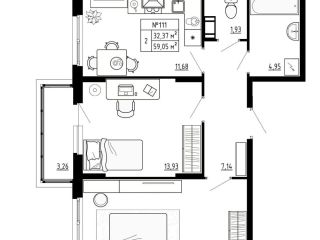 Продается 2 комн. квартира рассрочка фото Ломоносов