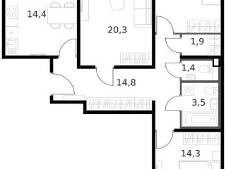 Продам 3 комнатную квартиру фото Москва