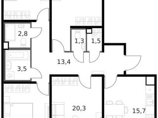 Продам четырехкомнатную квартиру фото Москва