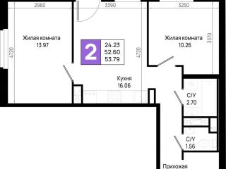 Продается 2 комн. квартира рассрочка видеонаблюдение фото Всеволожск