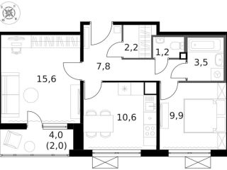 Продам двухкомнатную квартиру фото Москва