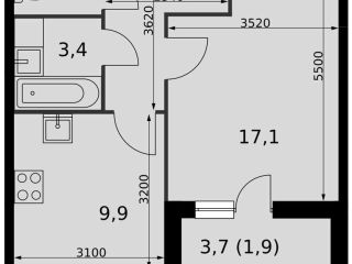 Продам 1 комнатную квартиру фото Видное