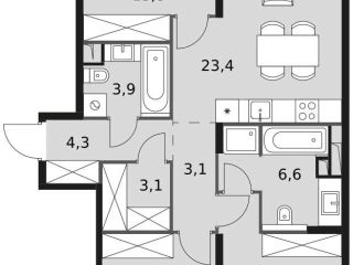Продам трехкомнатную квартиру фото 2 Москва