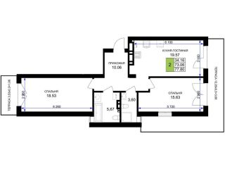 Продам двушку рассрочка фото Гурьевск
