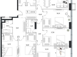 Продам 5 комнатную квартиру фото Москва