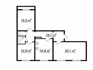 Продаю трехкомнатную квартиру есть документы c отличным видом фото 3 Санкт-Петербург