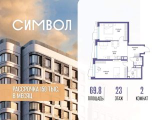 Продаю двухкомнатную квартиру фото Москва