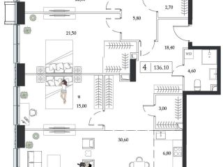 Продам четырехкомнатную квартиру фото Москва
