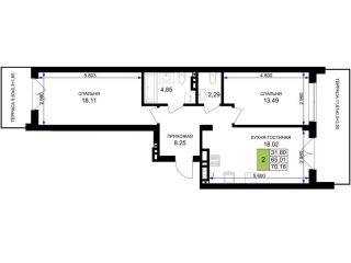 Продам двухкомнатную квартиру рассрочка фото Гурьевск