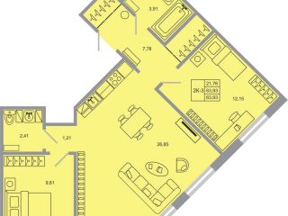 Продам двушку рассрочка фото Всеволожск